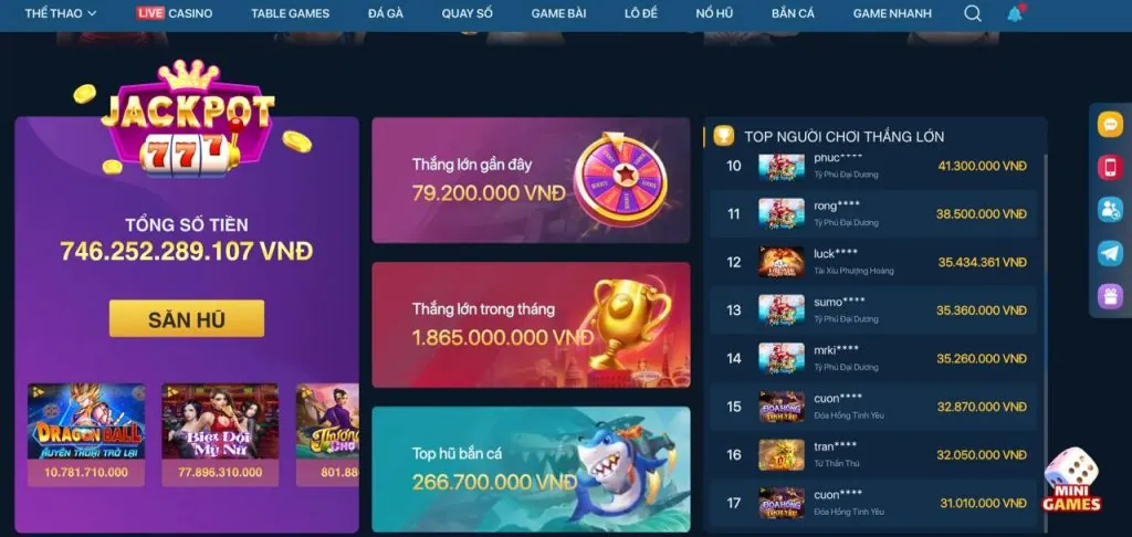 Giải đấu Nổ Hũ tại j9bet nhà cái